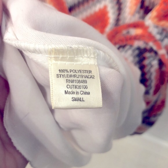 [L8ter] Chevron Patterned Scoop Neck Retro Dress or Shirt - Women's Size Small - Picture 8 of 9